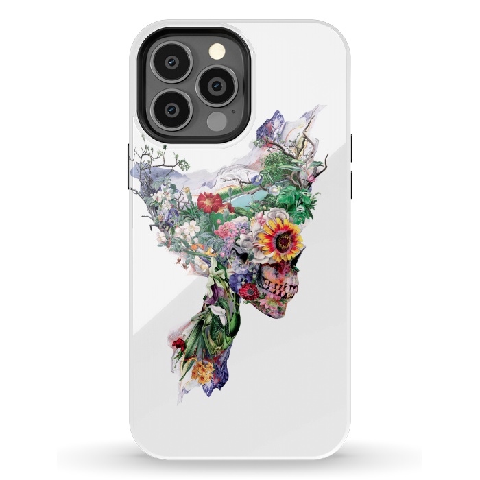 iPhone 13 Pro Max StrongFit Nature Skull II by Riza Peker