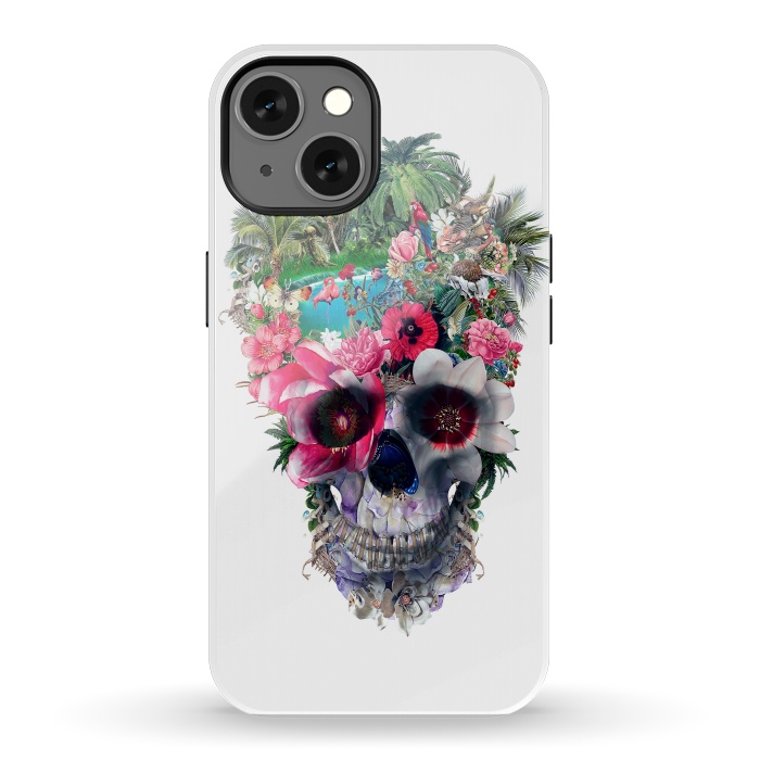 iPhone 13 StrongFit Summer Skull III by Riza Peker