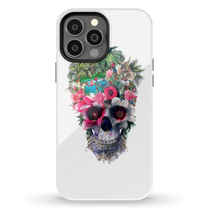 iPhone 13 Pro Max StrongFit Summer Skull III by Riza Peker