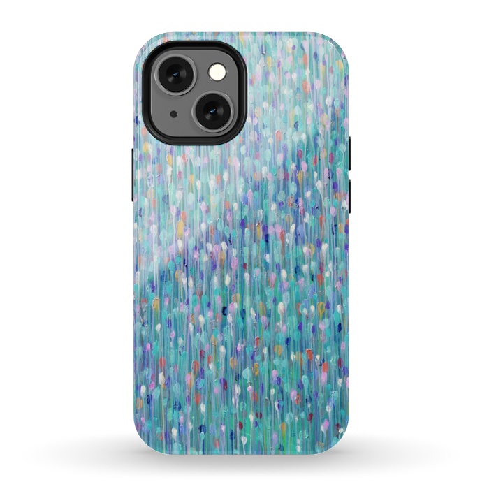 iPhone 13 mini StrongFit Sparkly Water by Helen Joynson