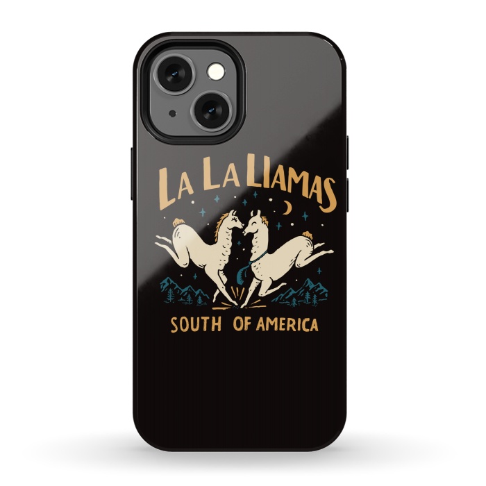 iPhone 13 mini StrongFit La La Llamas by Tatak Waskitho