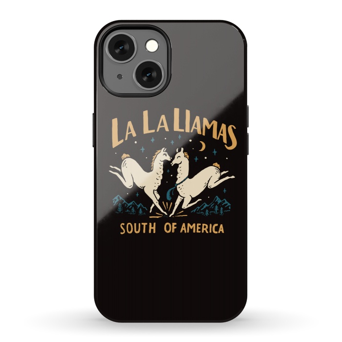 iPhone 13 StrongFit La La Llamas by Tatak Waskitho
