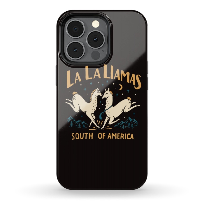 iPhone 13 pro StrongFit La La Llamas by Tatak Waskitho