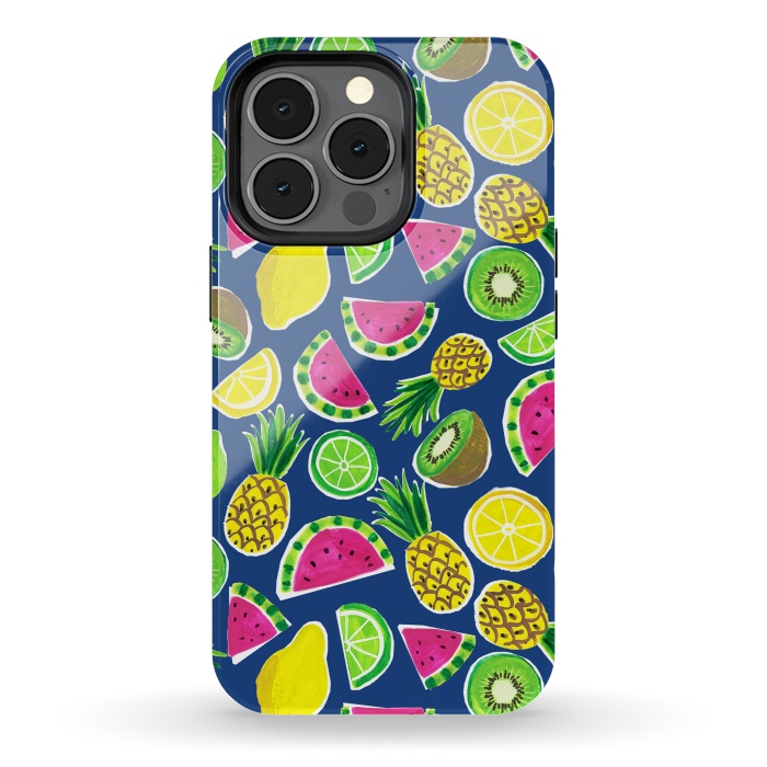 iPhone 13 pro StrongFit painted fruit salad by Laura Grant