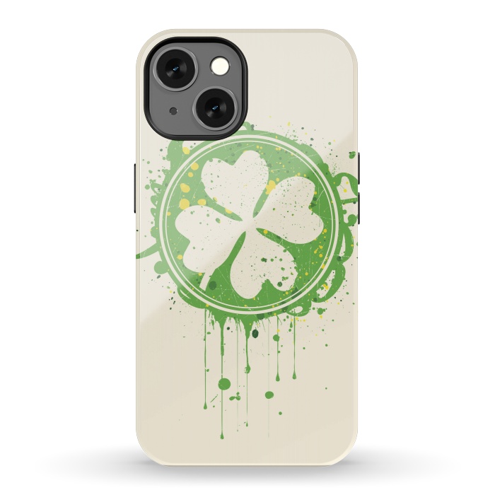 iPhone 13 StrongFit Patrick's clover by Sitchko