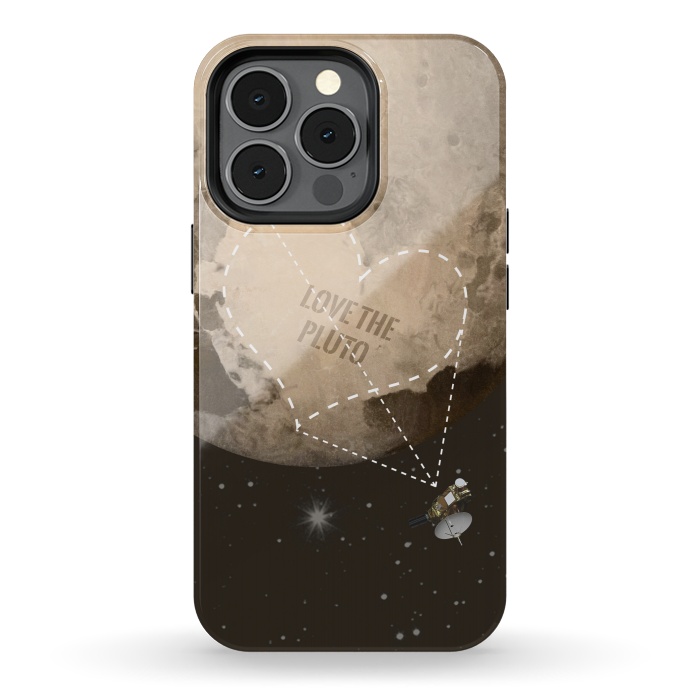 iPhone 13 pro StrongFit Love the Pluto by Sitchko