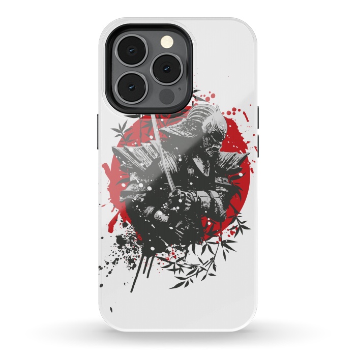 iPhone 13 pro StrongFit Black Samurai by Sitchko