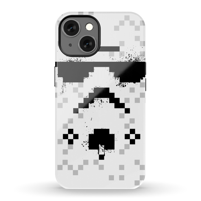 iPhone 13 StrongFit 8-bit Trooper - Black by Sitchko