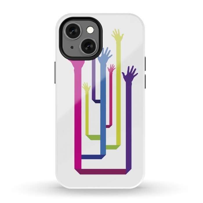iPhone 13 mini StrongFit Hands Tree by Sitchko