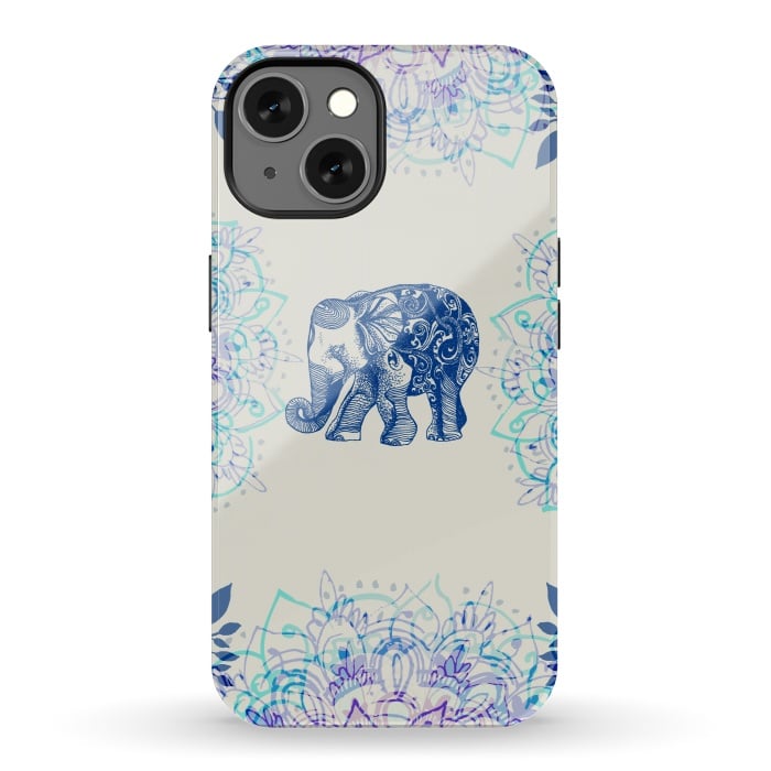 iPhone 13 StrongFit Pretty Little Elephant  by Rose Halsey