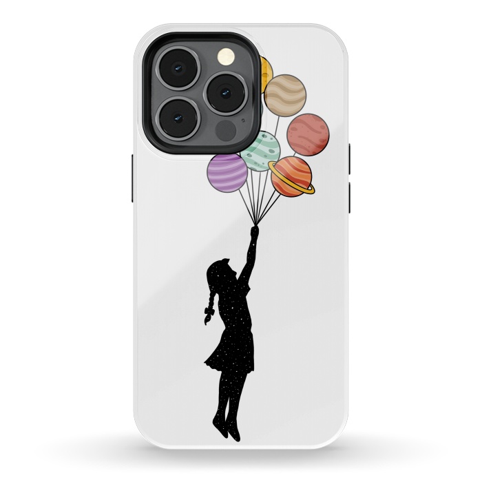 iPhone 13 pro StrongFit Planets Balloons by Coffee Man