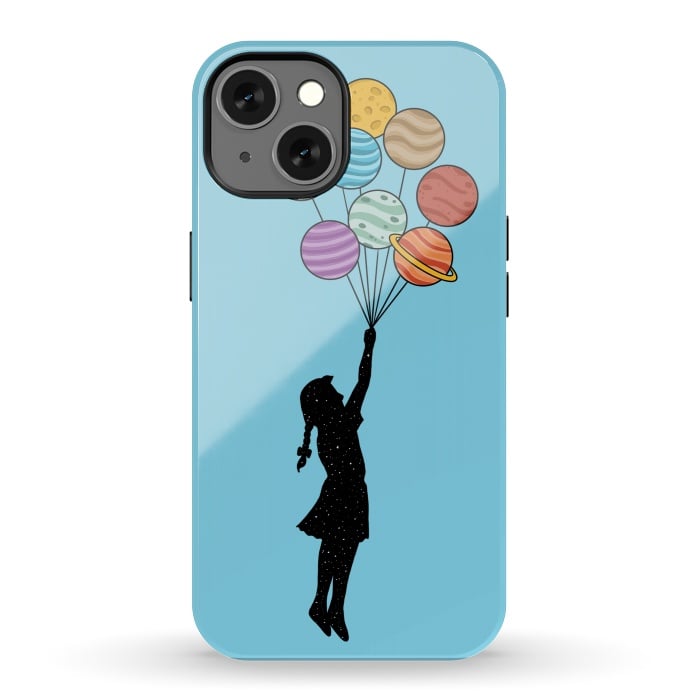 iPhone 13 StrongFit Planets Balloons 2 by Coffee Man