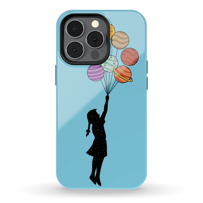 iPhone 13 pro StrongFit Planets Balloons 2 by Coffee Man