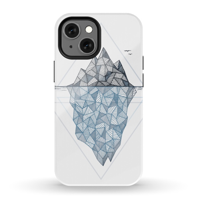 iPhone 13 mini StrongFit Iceberg by Barlena