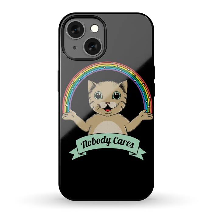 iPhone 13 StrongFit Nobody Cares by Coffee Man