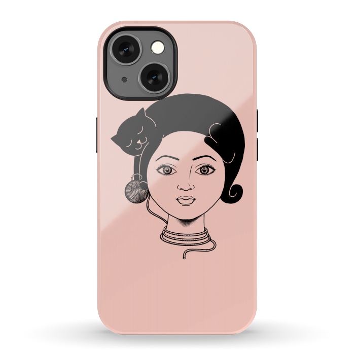 iPhone 13 StrongFit Cat Lady by Coffee Man