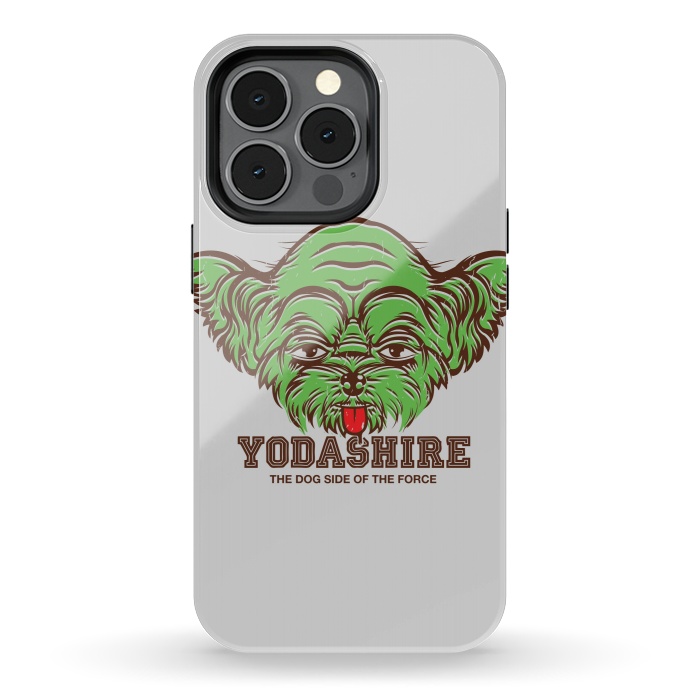 iPhone 13 pro StrongFit [ba dum tees] Yodashire by Draco
