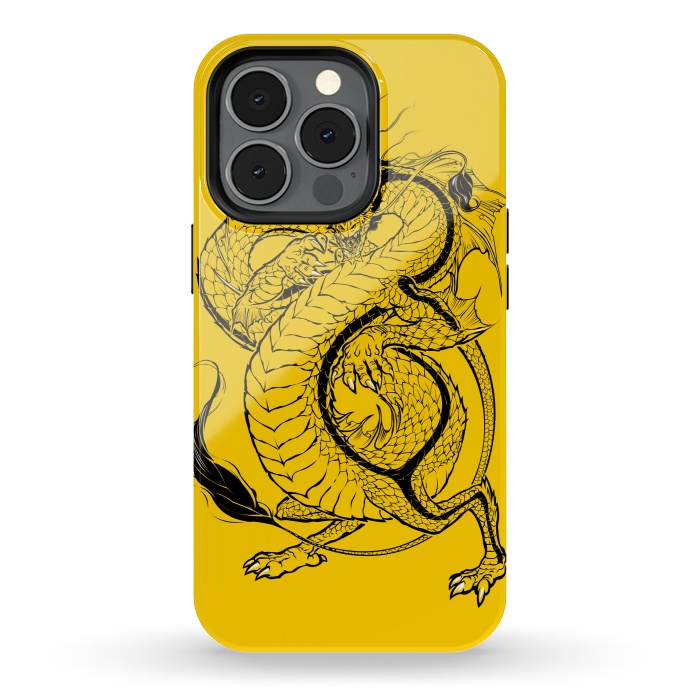 iPhone 13 pro StrongFit Bruce, the Dragon by Draco