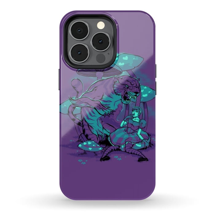 iPhone 13 pro StrongFit Cheshire Cat by Draco