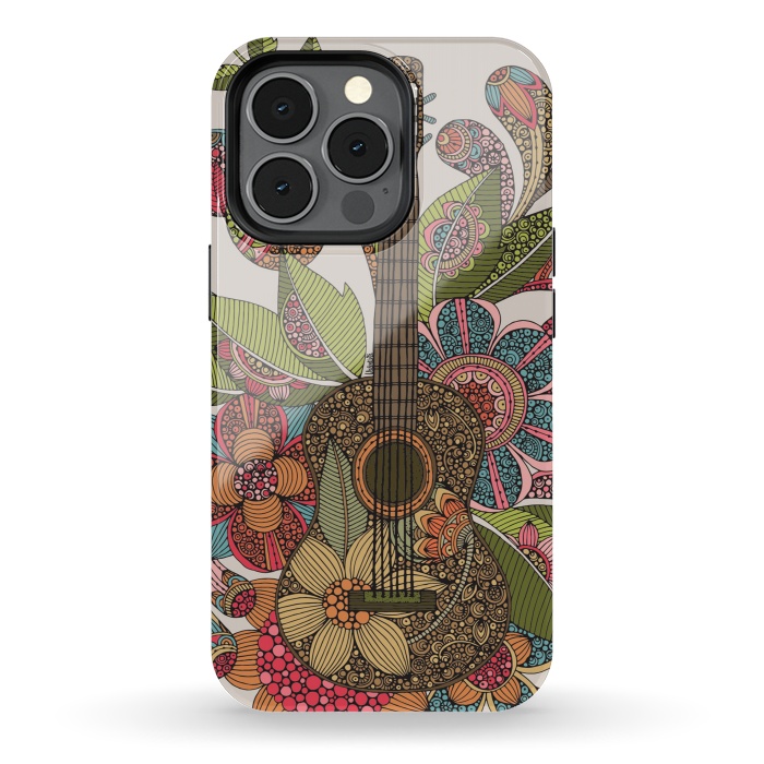 iPhone 13 pro StrongFit Ever guitar by Valentina Harper