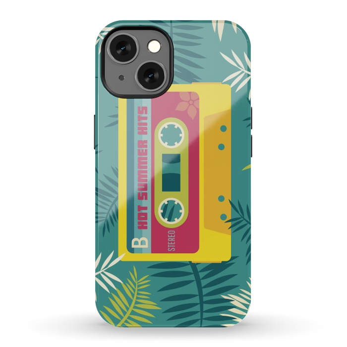 iPhone 13 StrongFit Hot Summer Retro Tape by Dellán