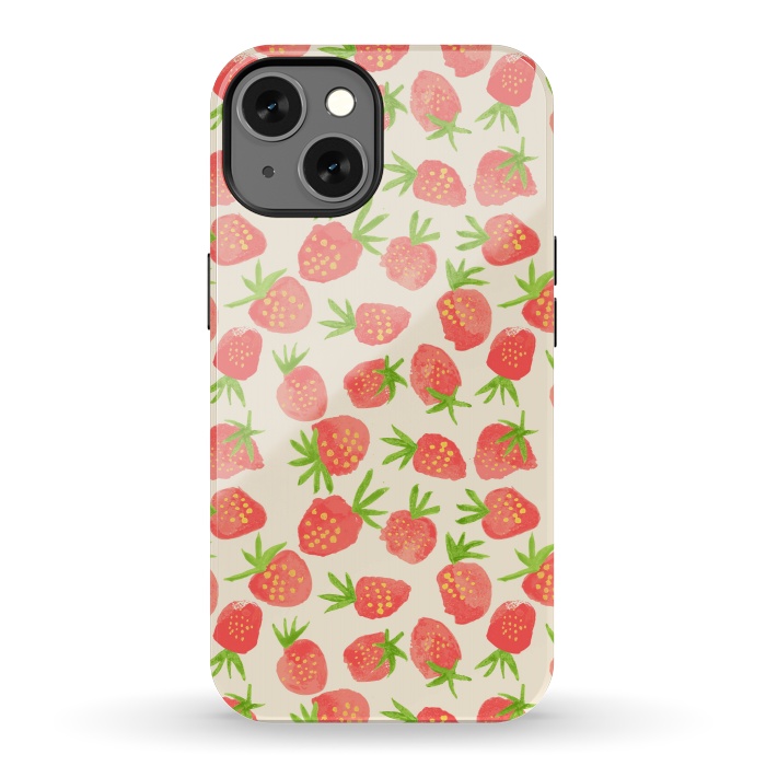 iPhone 13 StrongFit Strawberry by Edith May