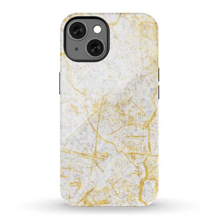 iPhone 13 StrongFit Golden Marble by Martina