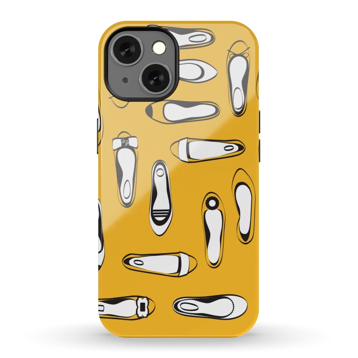 iPhone 13 StrongFit Yellow Ballerinas by Martina