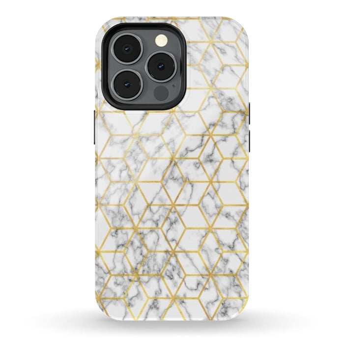 iPhone 13 pro StrongFit Graphic Marble by Martina