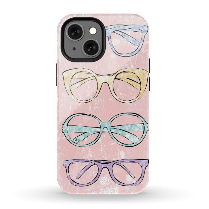 iPhone 13 mini StrongFit Funky Glasses by Martina