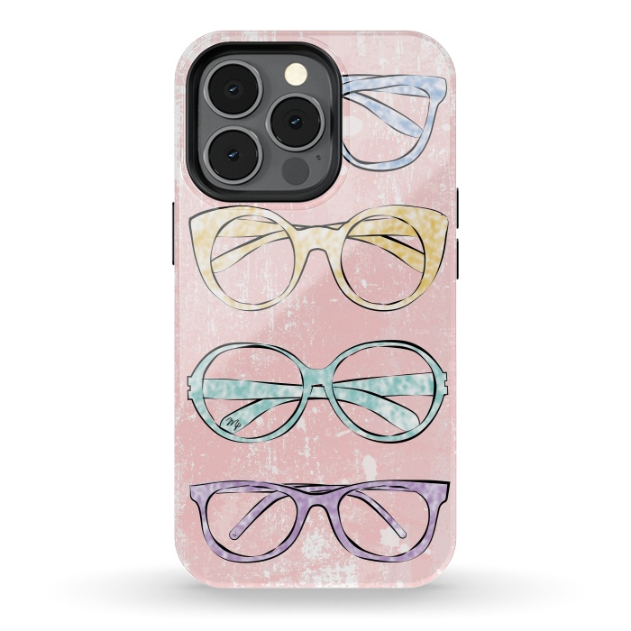 iPhone 13 pro StrongFit Funky Glasses by Martina