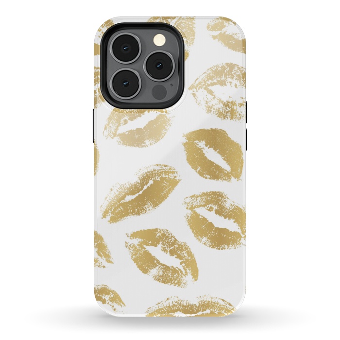iPhone 13 pro StrongFit Golden Kiss by Martina