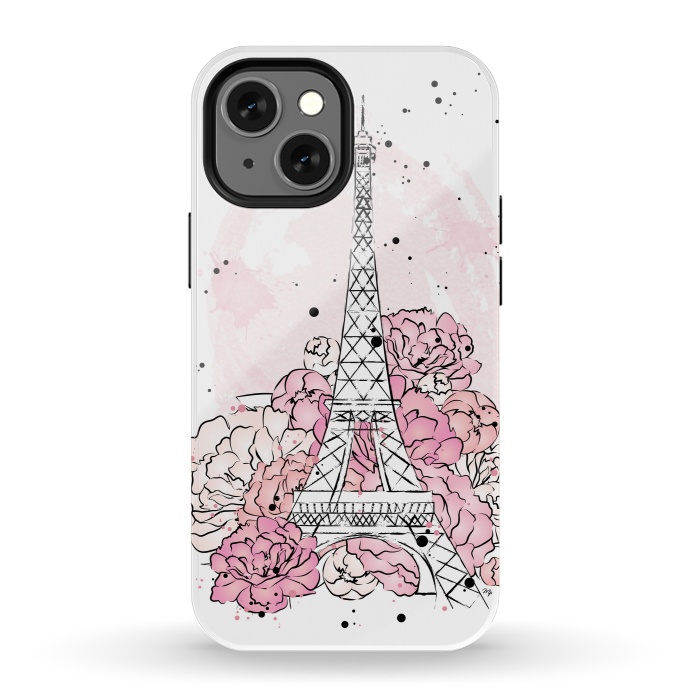 iPhone 13 mini StrongFit Peony Paris by Martina