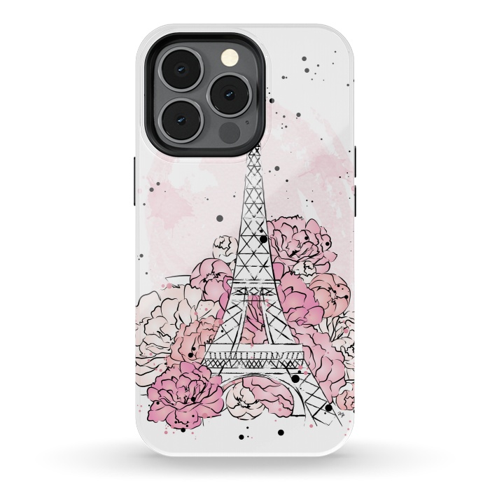 iPhone 13 pro StrongFit Peony Paris by Martina