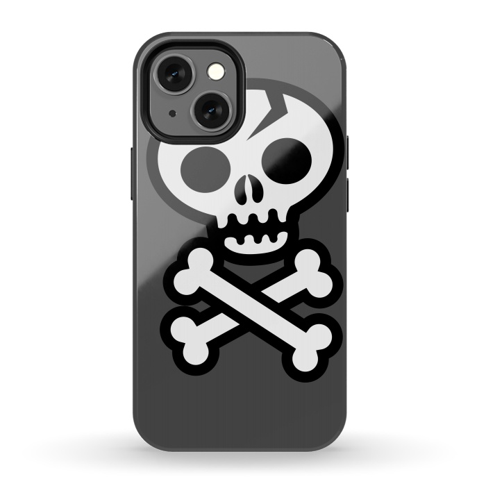iPhone 13 mini StrongFit Skull & Crossbones by Wotto