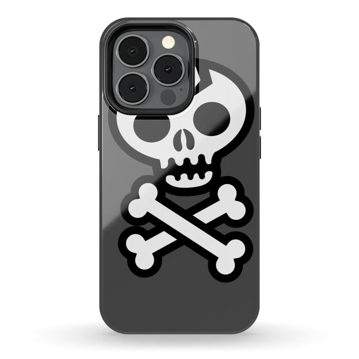 iPhone 13 pro StrongFit Skull & Crossbones by Wotto