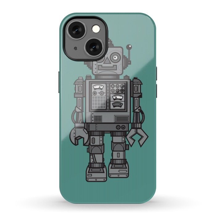 iPhone 13 StrongFit A Vintage Robot Friend by Wotto