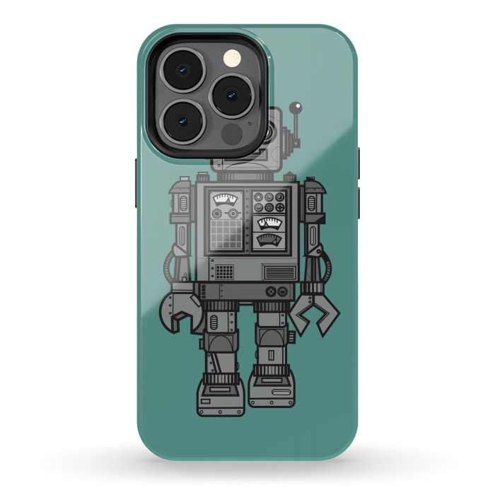 iPhone 13 pro StrongFit A Vintage Robot Friend by Wotto