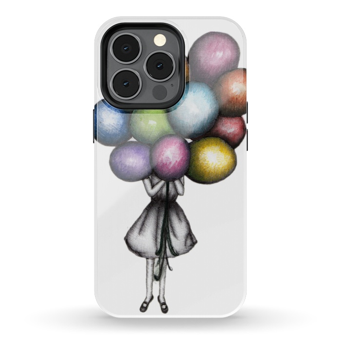 iPhone 13 pro StrongFit Balloon Girl by ECMazur 