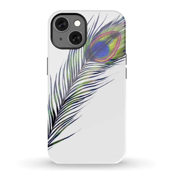 iPhone 13 StrongFit The Peacock's Feather by ECMazur 