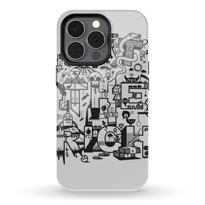 iPhone 13 pro StrongFit Eat The Rich by Wotto