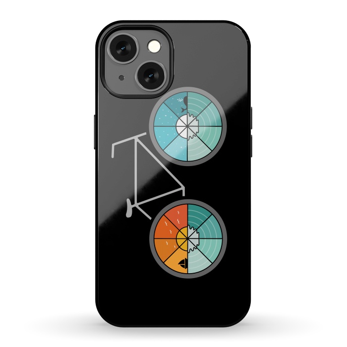 iPhone 13 StrongFit Bicycle Landscape by Coffee Man