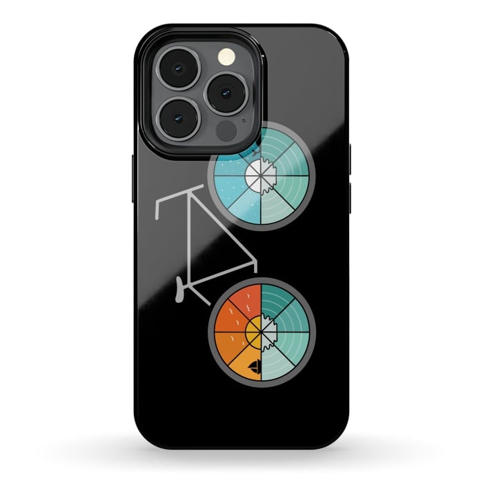 iPhone 13 pro StrongFit Bicycle Landscape by Coffee Man
