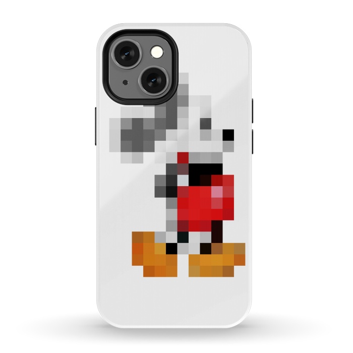 iPhone 13 mini StrongFit Mickey Mouse Pixel by Alisterny