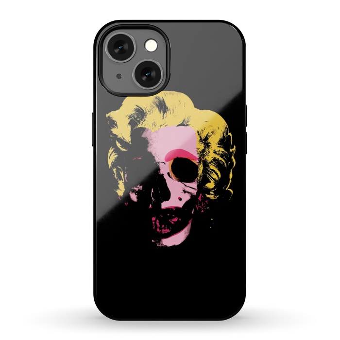 iPhone 13 StrongFit Marilyn Monroe Pop Art Skull por Alisterny