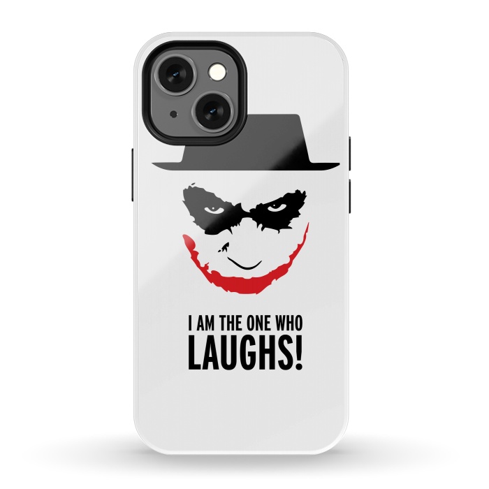 iPhone 13 mini StrongFit Heisenberg Joker I Am The One Who Laughs Breaking Bad Dark Knight  by Alisterny