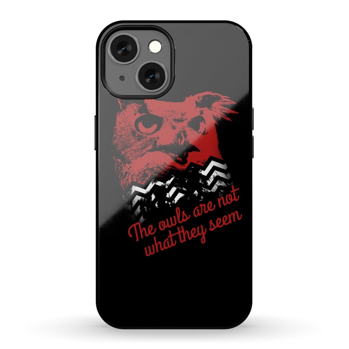 iPhone 13 StrongFit Twin Peaks The Owls Are Not What They Seem by Alisterny