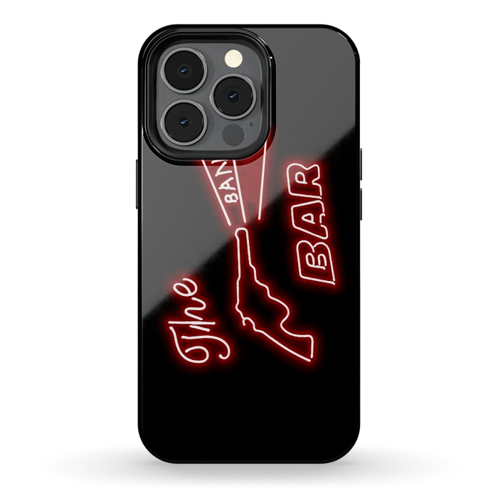 iPhone 13 pro StrongFit Twin Peaks The Bang Bang Bar Logo by Alisterny