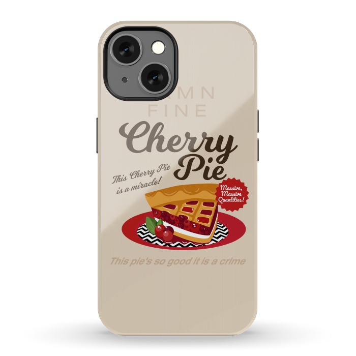 iPhone 13 StrongFit Twin Peaks Damn Fine Cherry Pie by Alisterny
