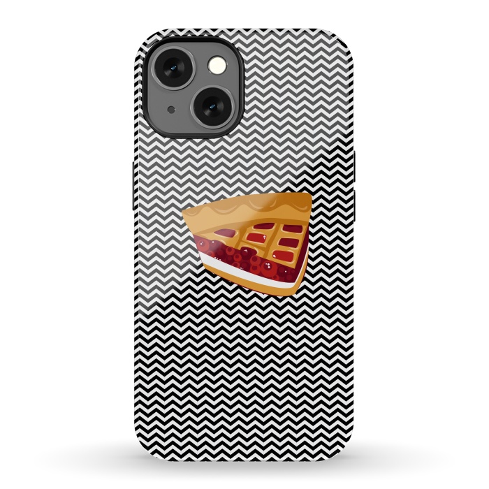 iPhone 13 StrongFit Twin Peaks Black Lodge Pie by Alisterny